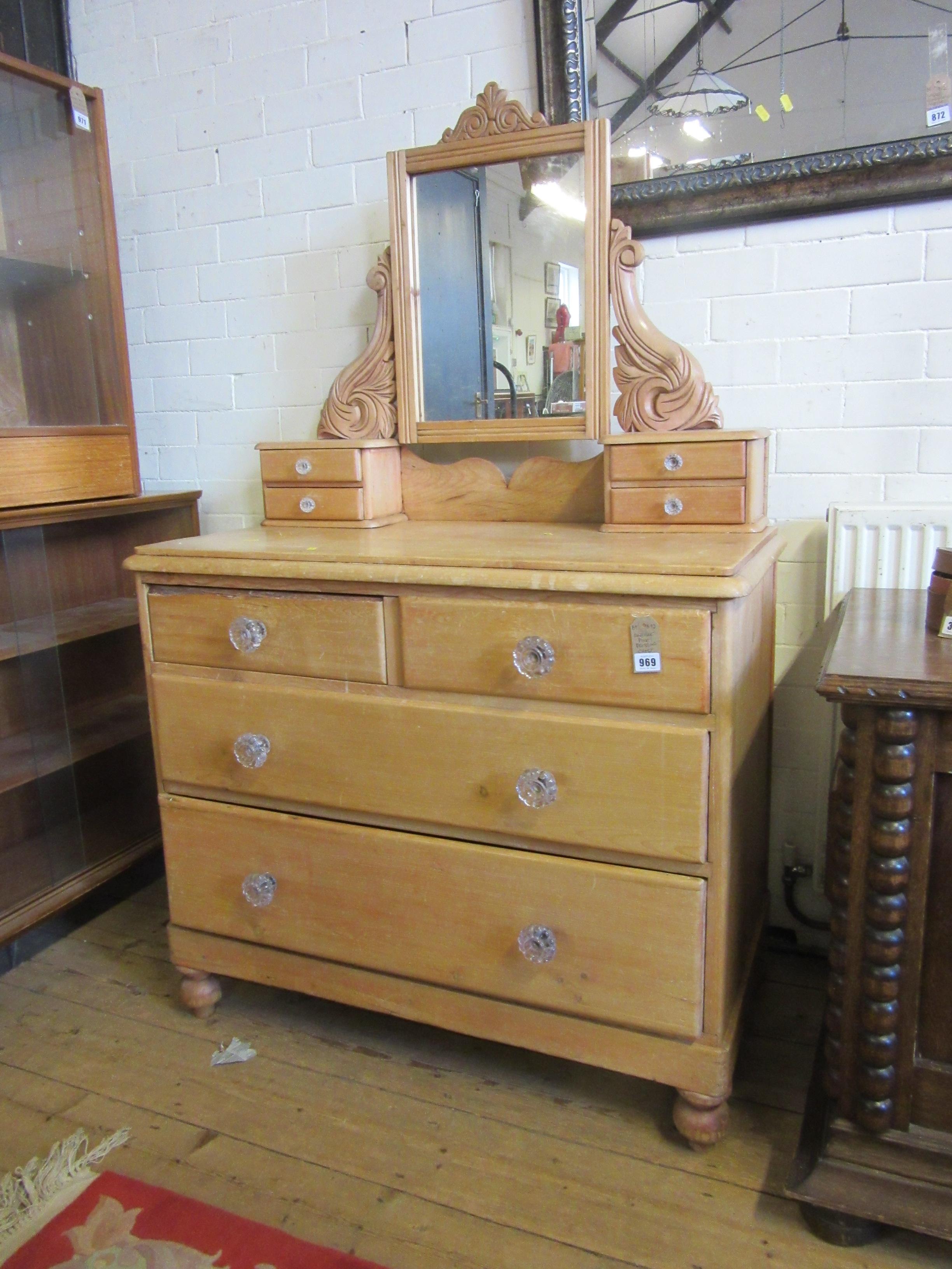 ANTIQUE PINE DRESSING CHEST Image
