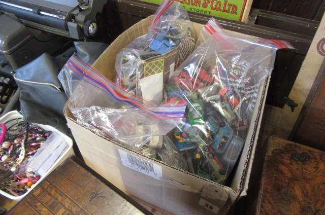 BOX OF DIECAST CARS Image