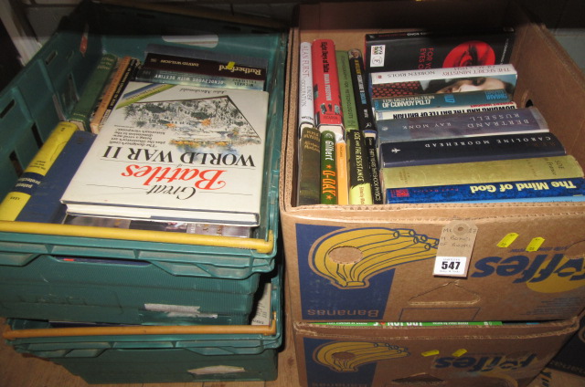 FOUR BOXES OF BOOKS Image