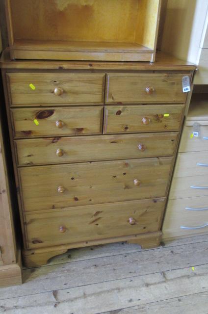 PINE EIGHT DRAWER CHEST Image