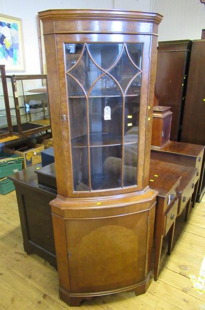 WALNUT CORNER CABINET Image