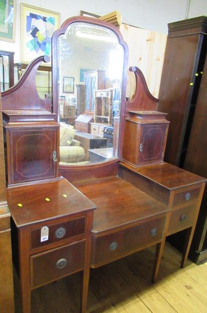 MAHOGANY INLAID DRESSING TABLE Image