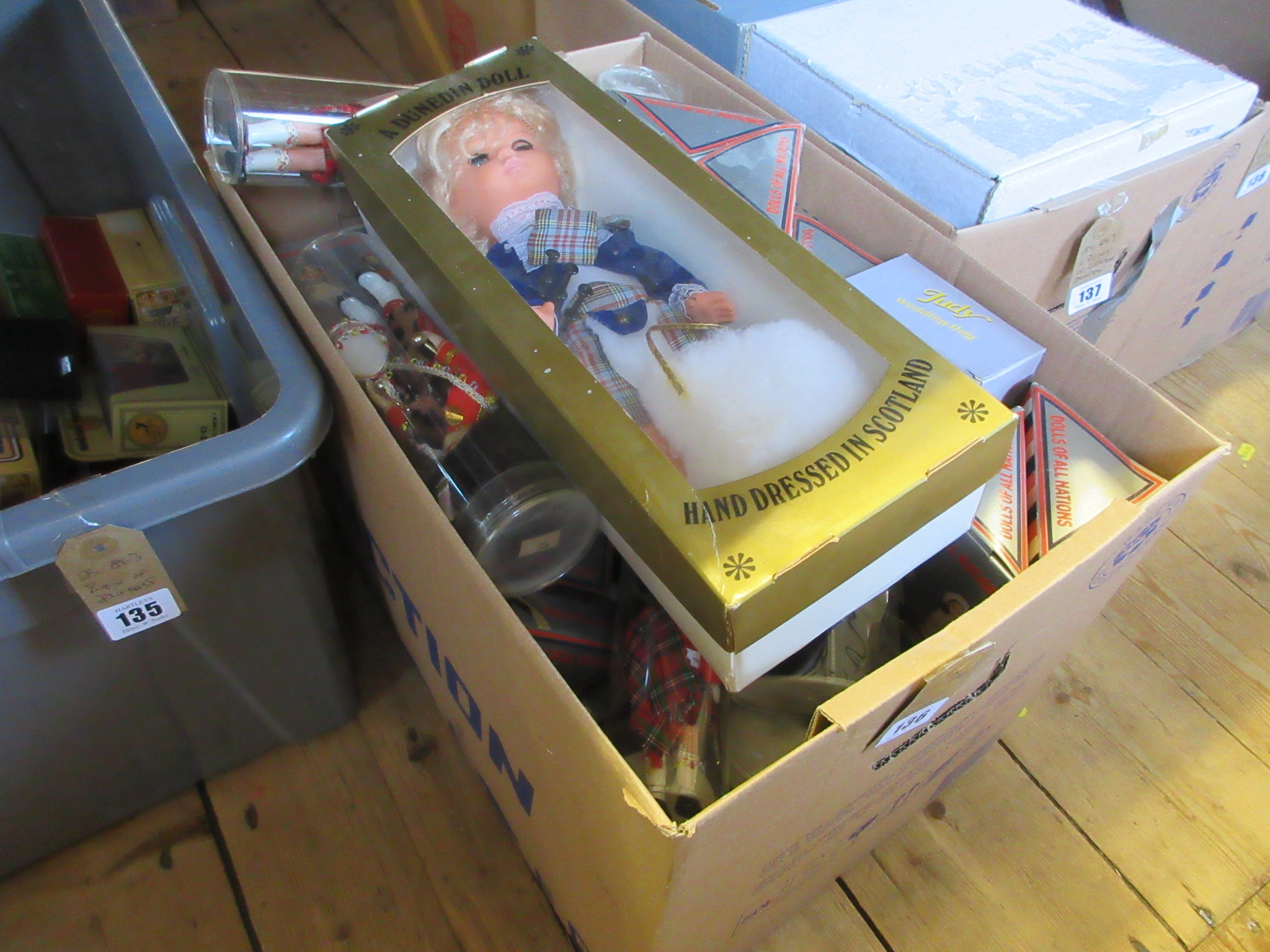 BOX OF BOXED DOLLS Image