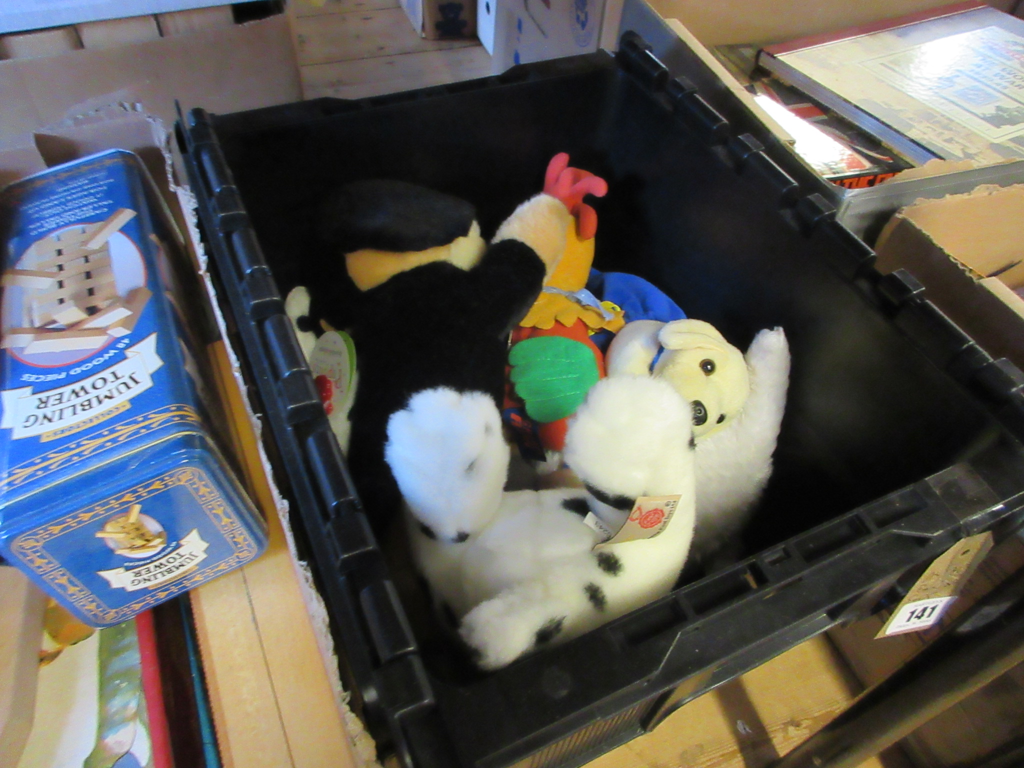 BOX OF SOFT TOYS Image