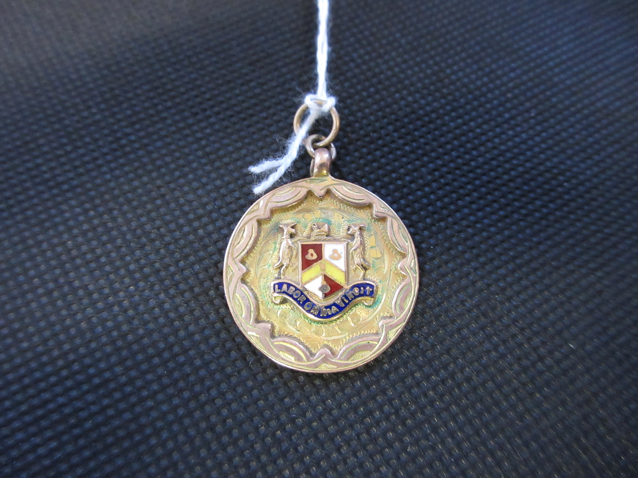 9CT GOLD CRICKETING FOB - 7.2G GROSS Image