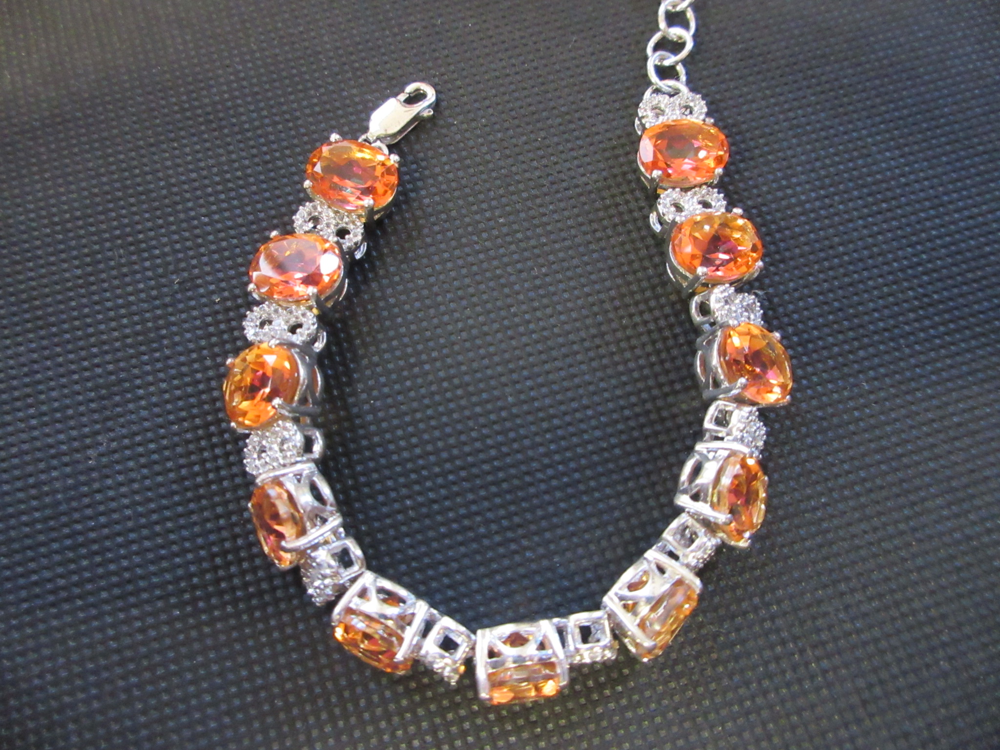 STONE SET SILVER BRACELET Image