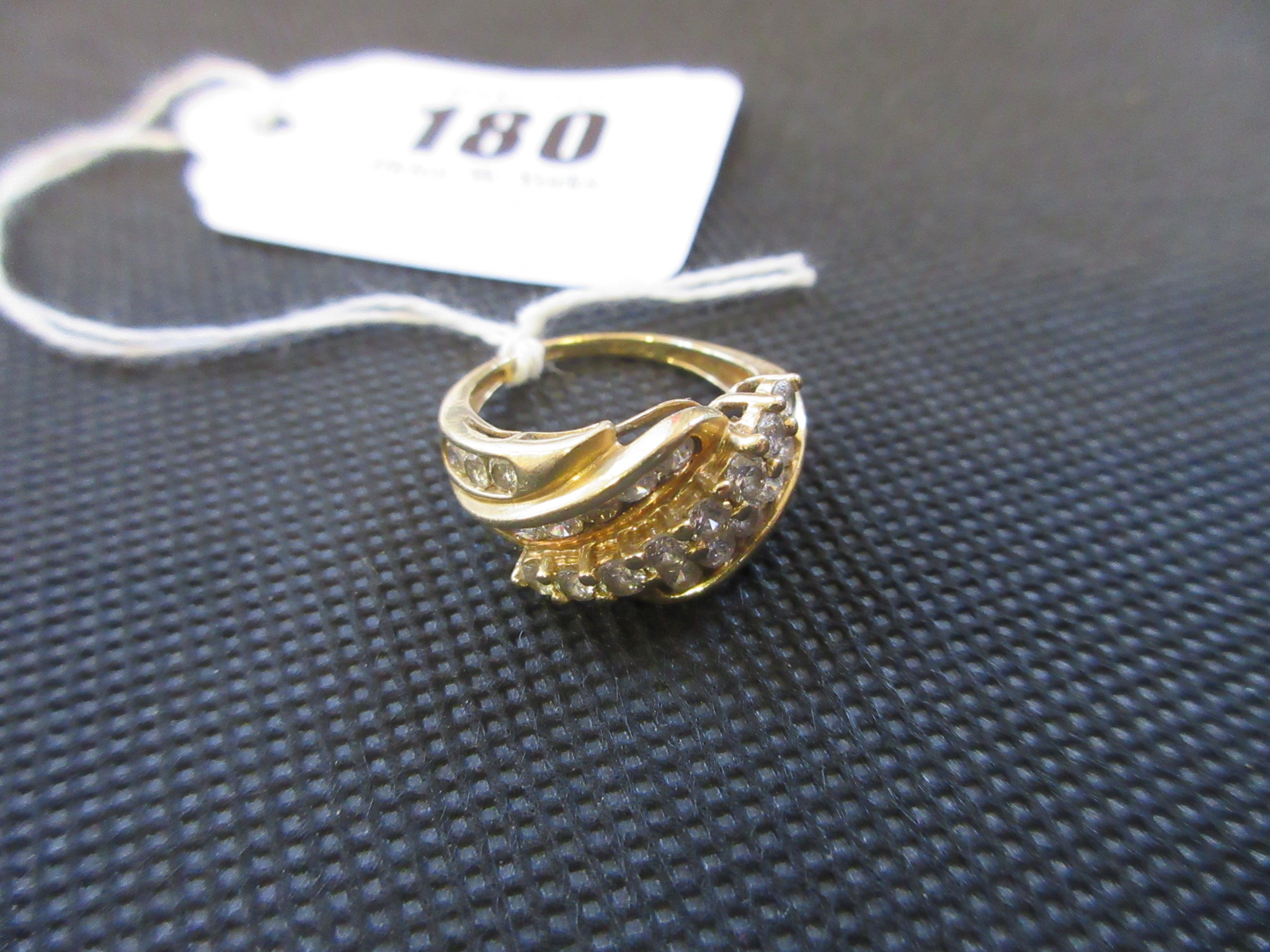 14CT GOLD CZ RING - 3.7G GROSS Image