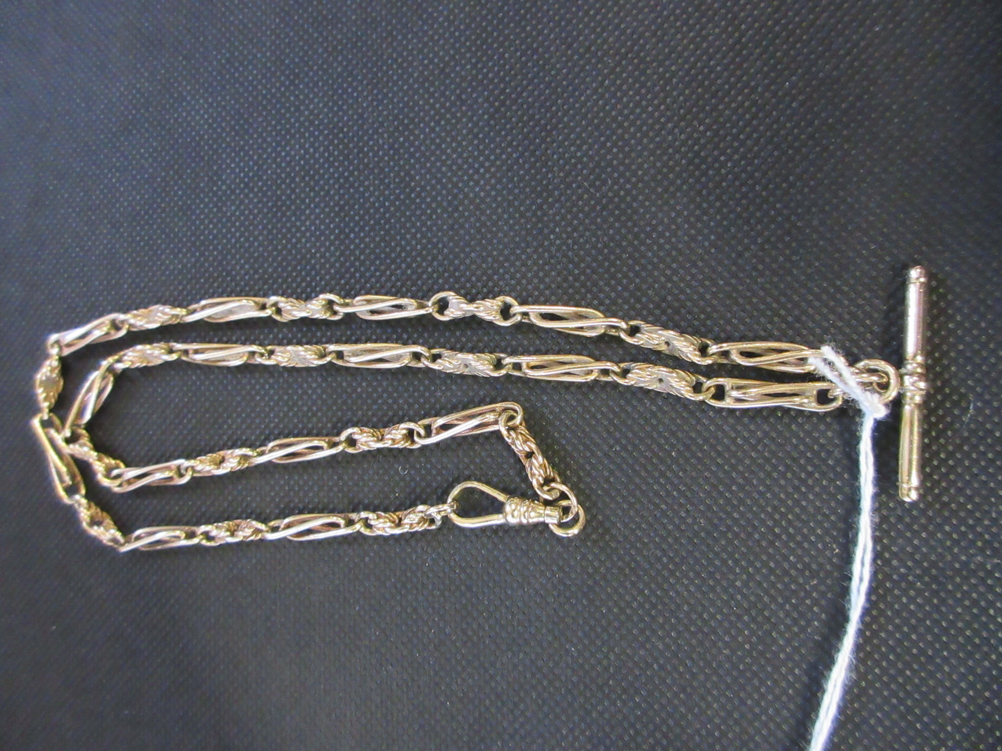 9CT GOLD FANCY WATCH CHAIN - 30G Image