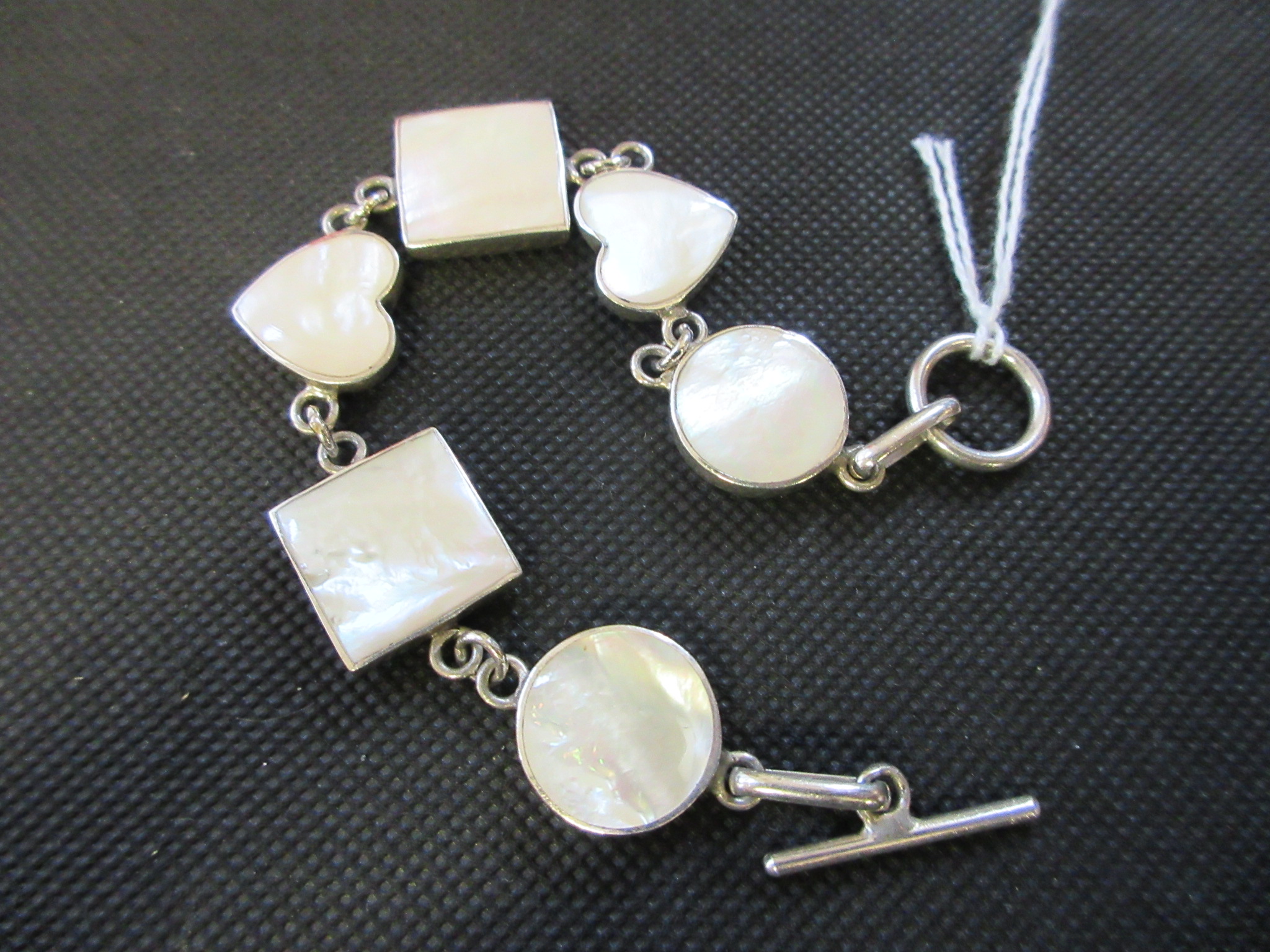MOTHER OF PEARL SILVER BRACELET Image