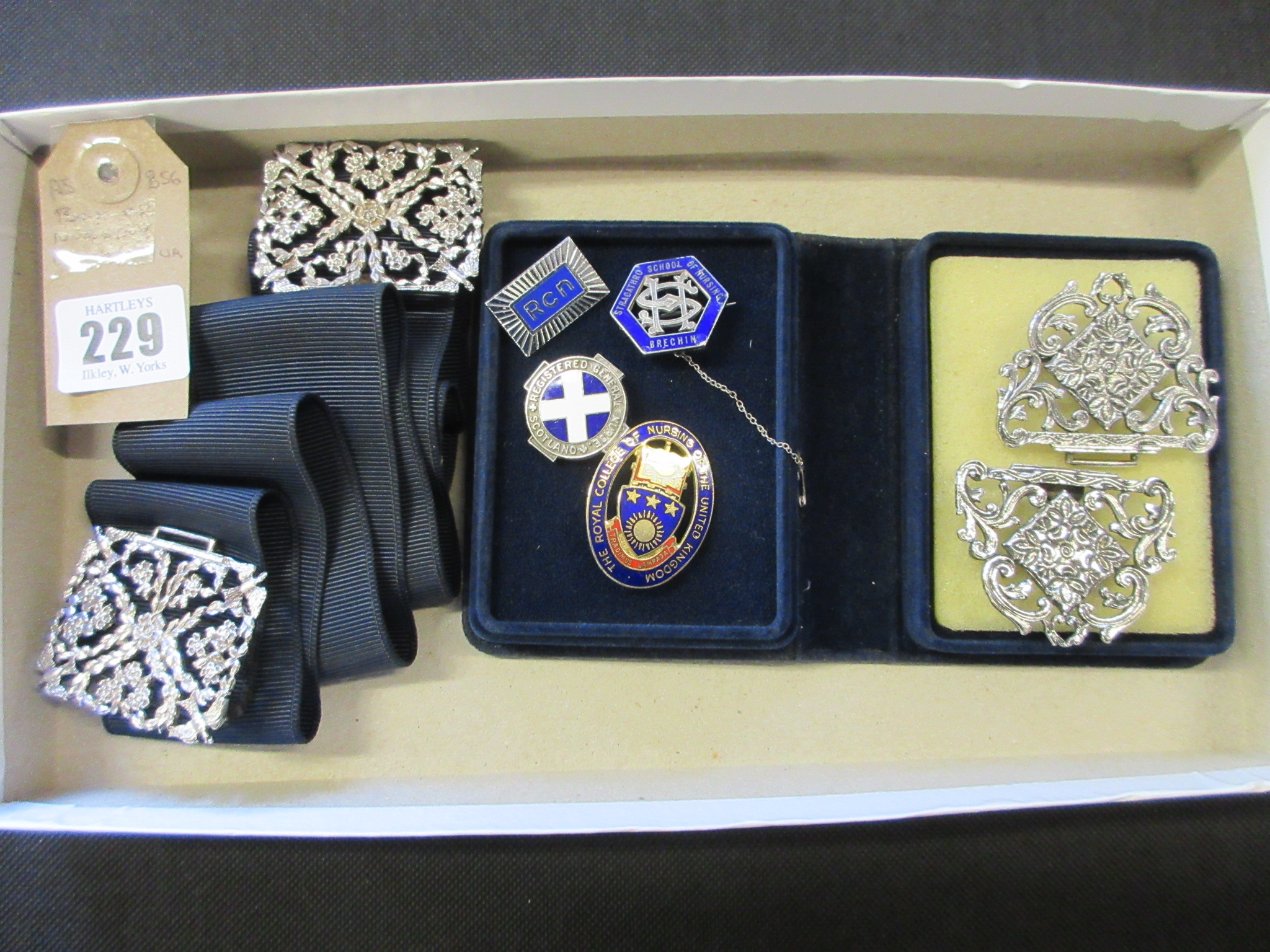 BOX OF NURSING MEMORABILIA Image