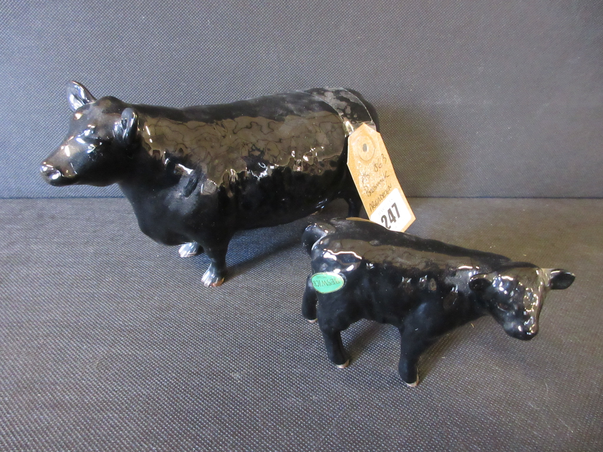 BESWICK ABERDEEN ANGUS COW AND CALF Image