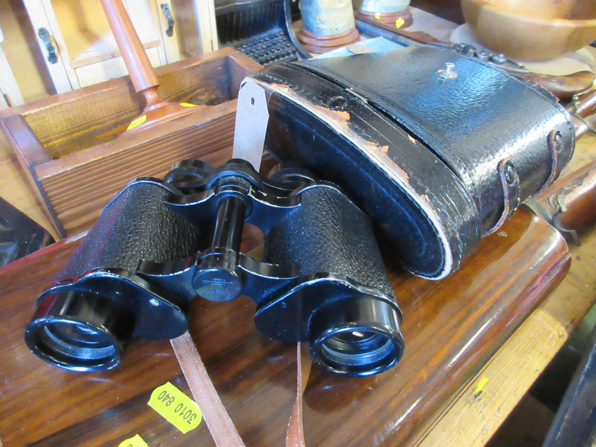 PAIR OF CASED TECNAR BINOCULARS Image