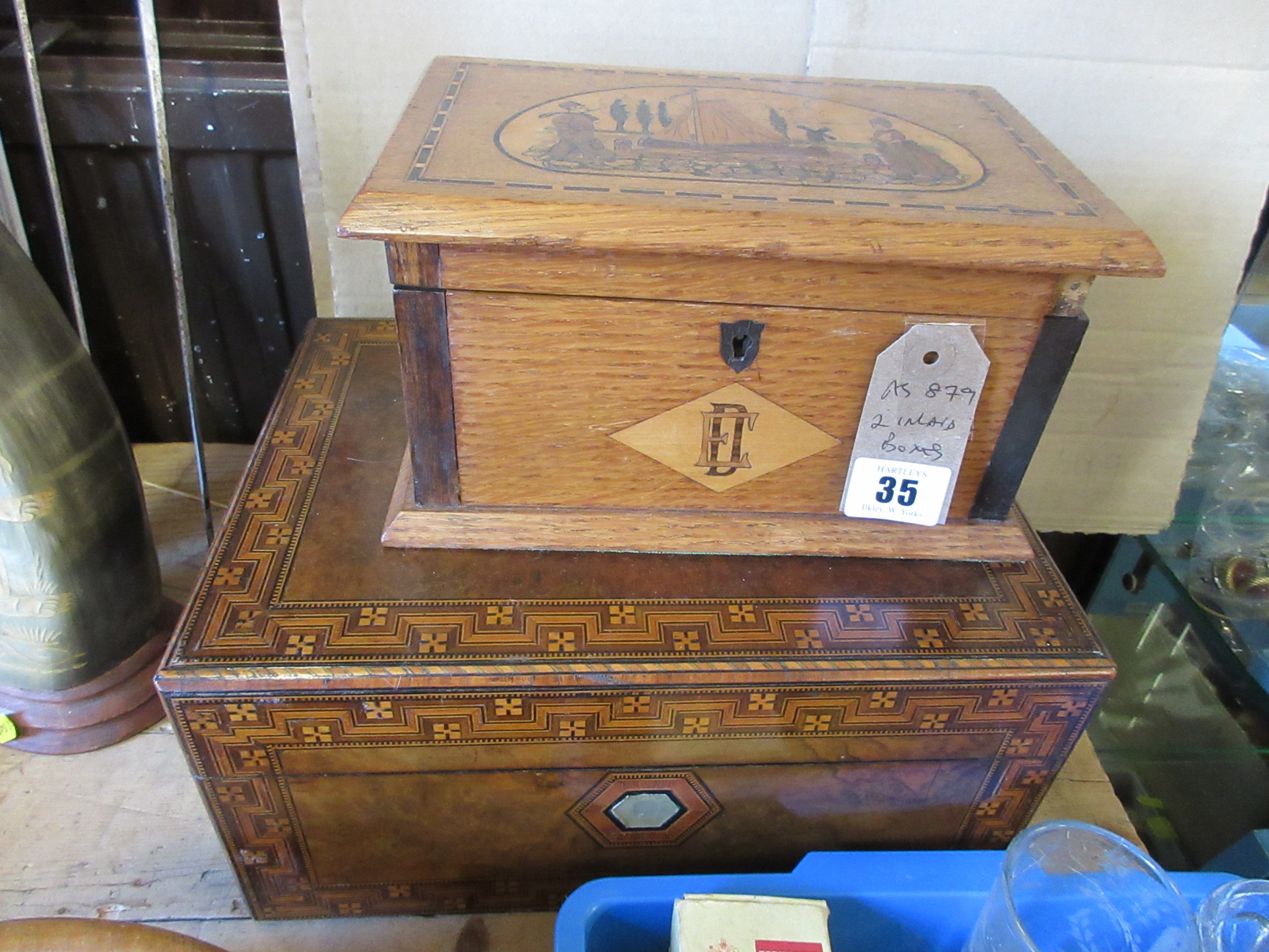 TWO INLAID BOXES Image