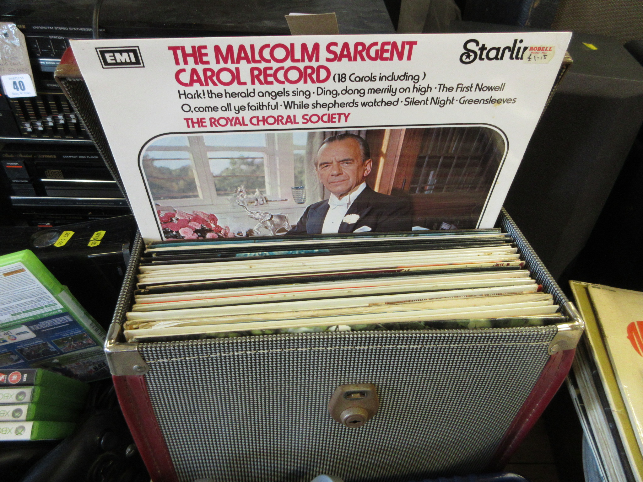 CASE OF LP RECORDS Image