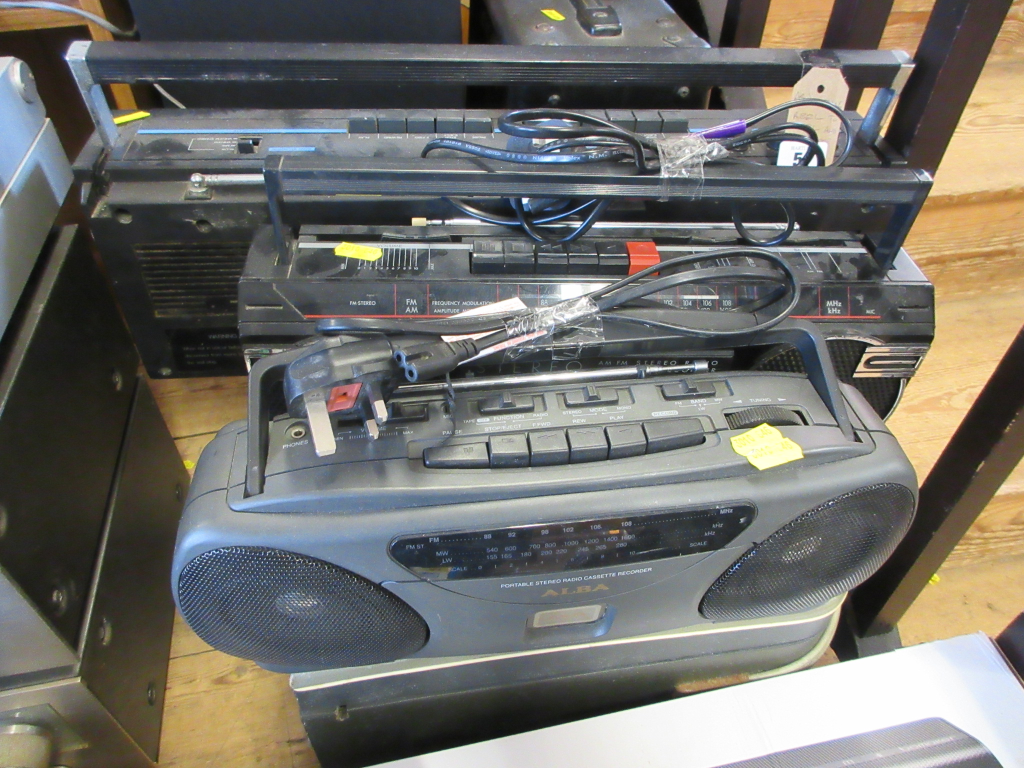 REEL TO REEL AND THREE CASSETTE PLAYERS Image
