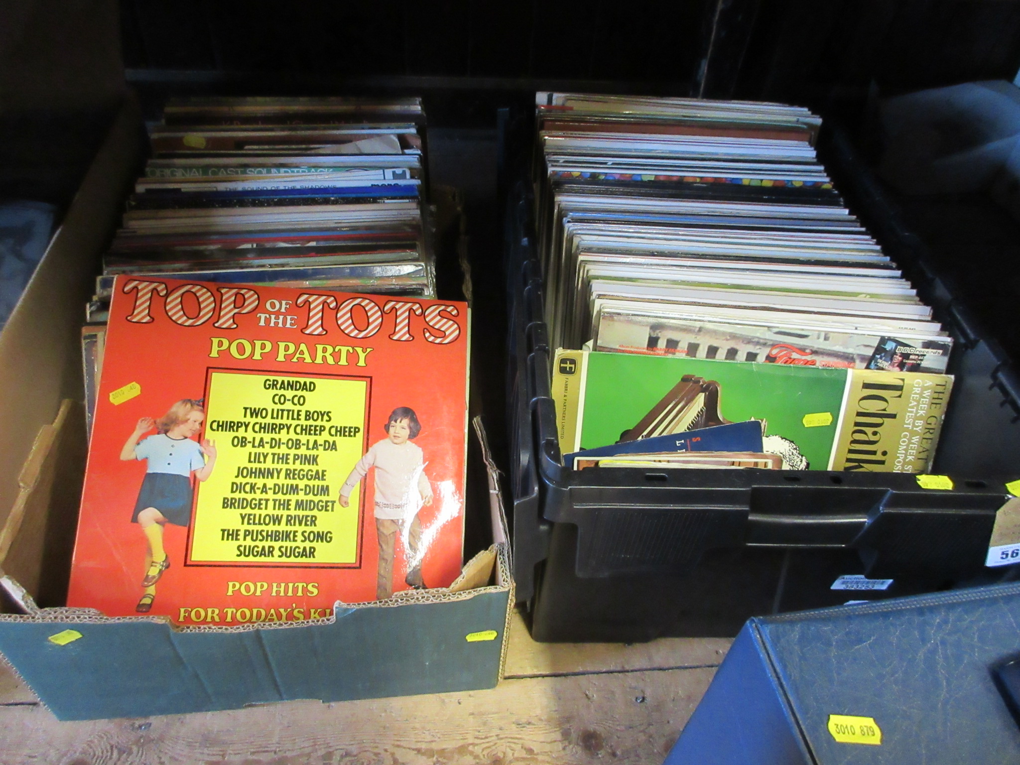TWO LARGE BOXES OF LP RECORDS Image