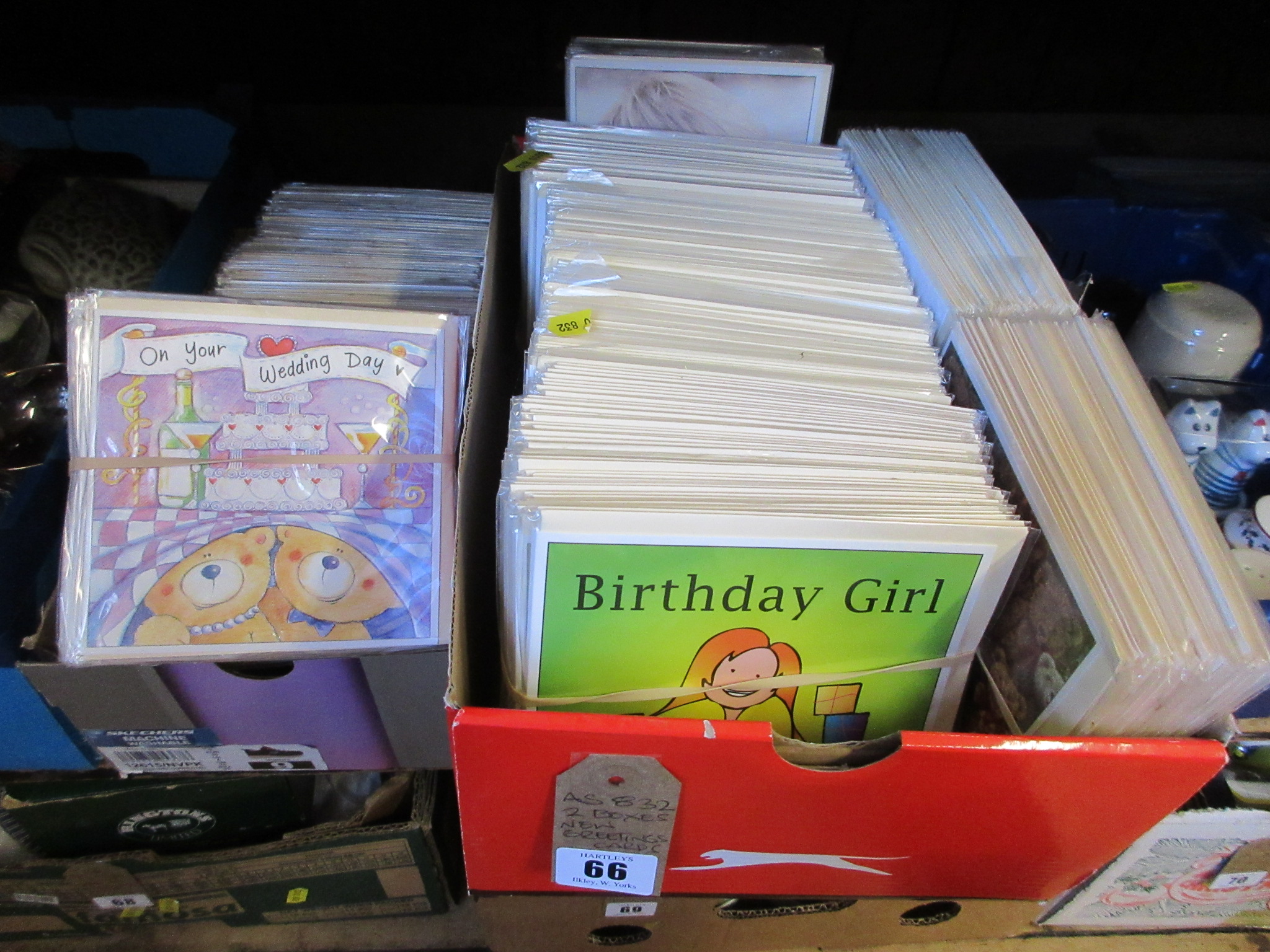 TWO BOXES OF UNUSED GREETINGS CARDS Image