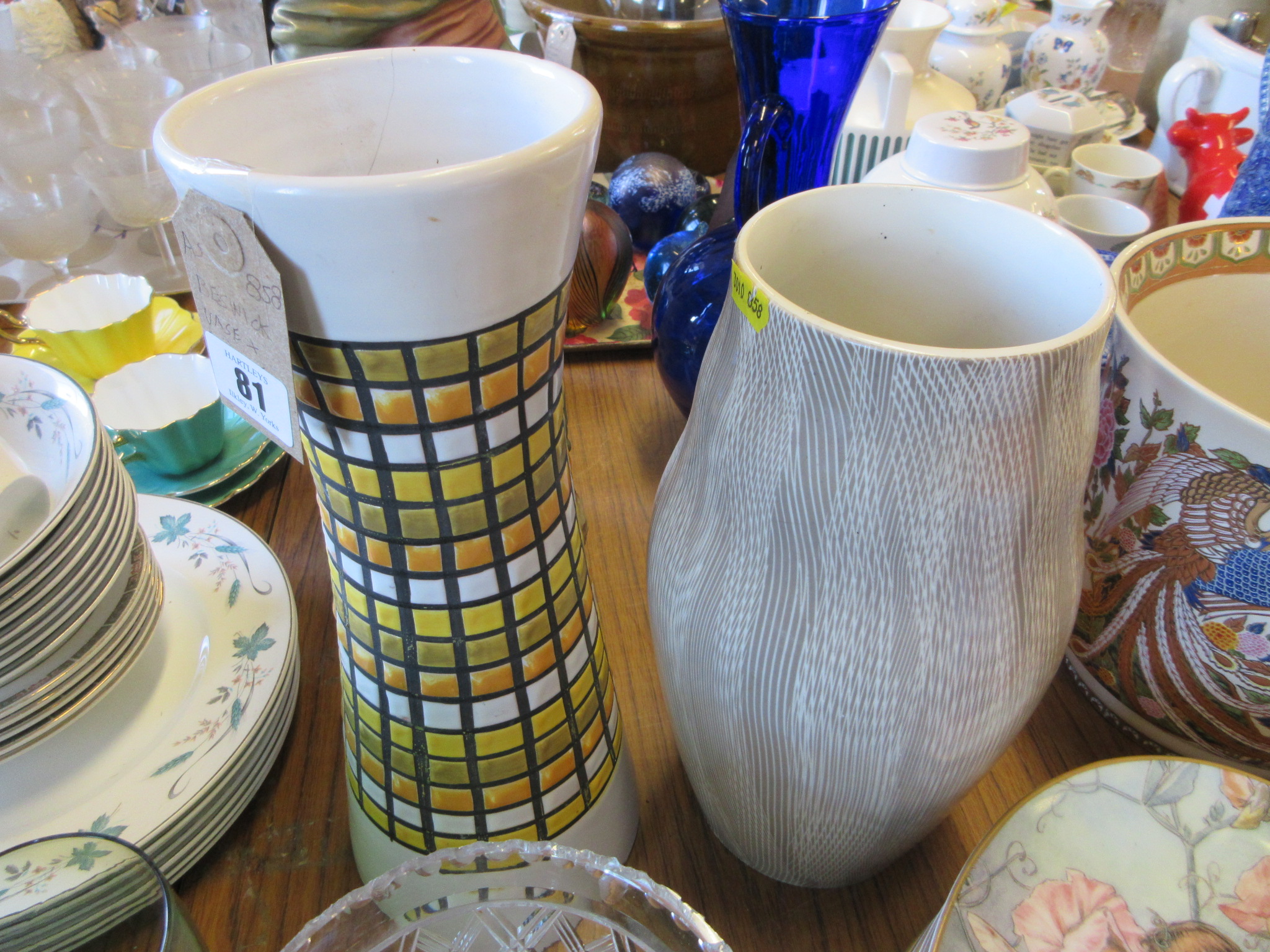 BEWICK VASE AND ANOTHER Image