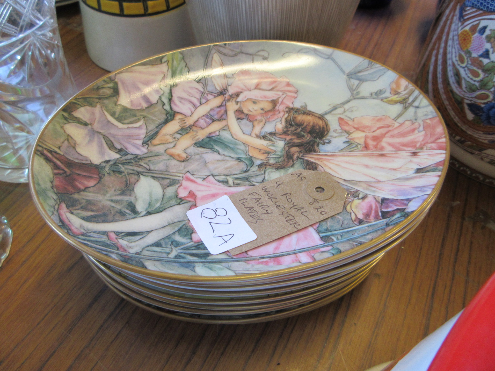 NINE ROYAL WORCESTER FAIRY PLATES Image