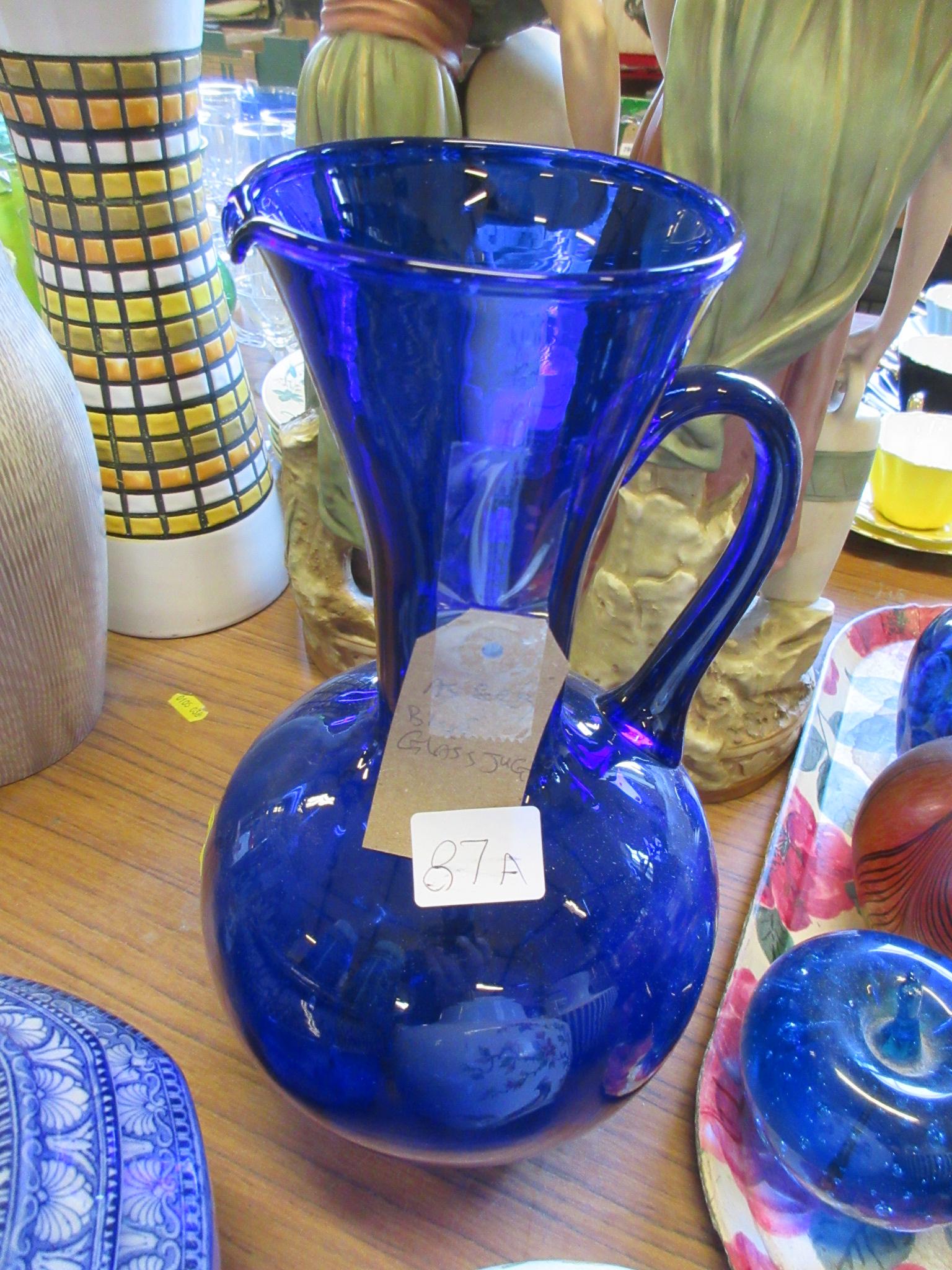 BLUE GLASS JUG Image