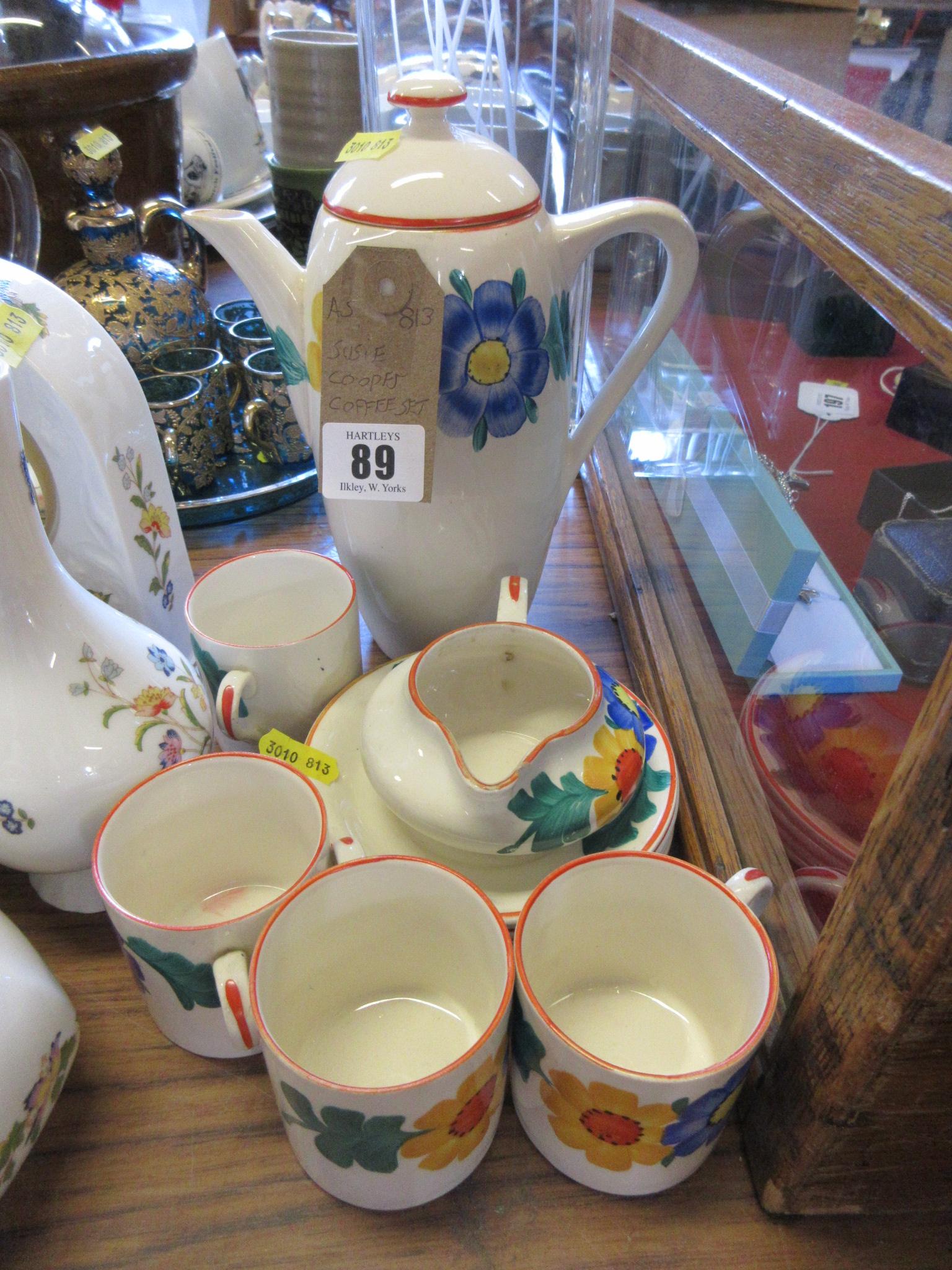 SUSIE COOPER COFFEE SET Image
