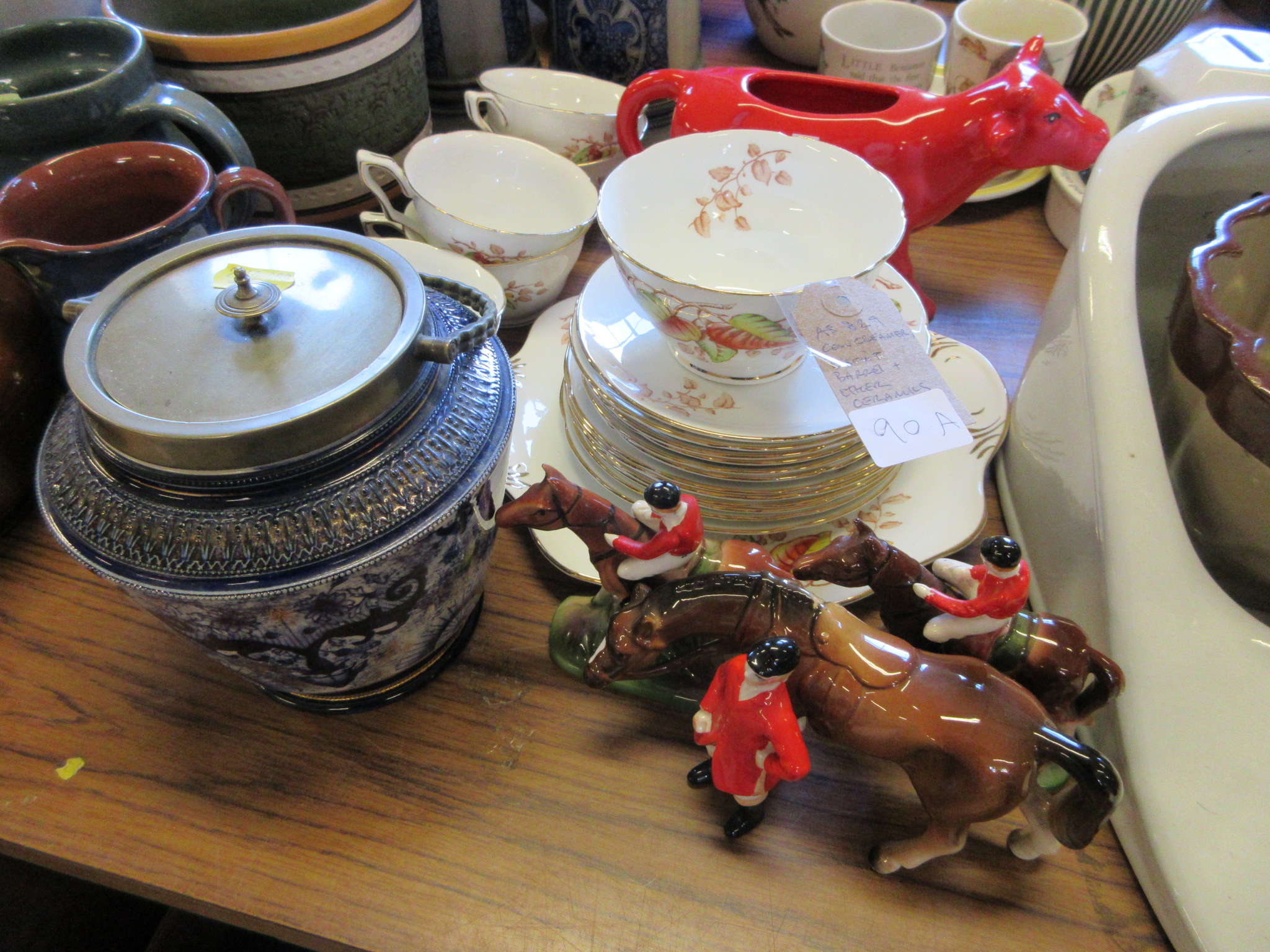COW CREAMER BISCUIT BARRELL AND OTHER CERAMICS Image