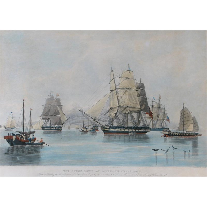 the Opium Ships At Lintin In China Woolley And Wallis the Opium Ships At Lintin In China Woolley And Wallis