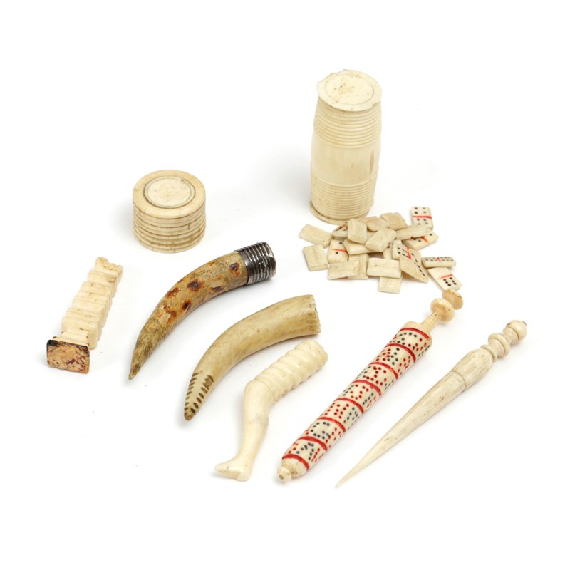 A collection of bone items | Woolley and Wallis