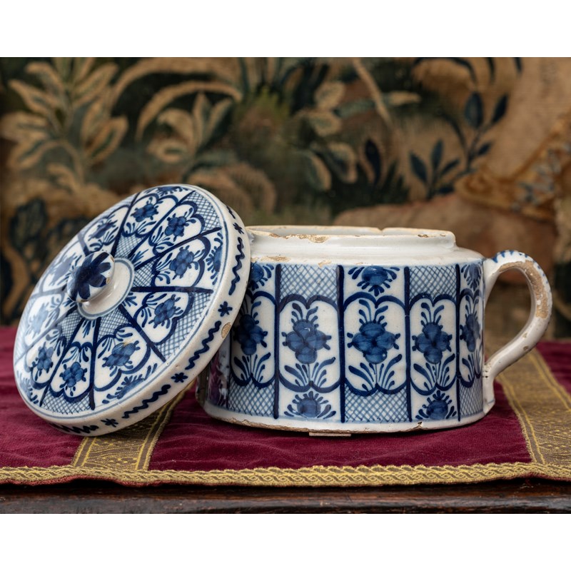 A delftware posset pot, dutch, circa 1750 | Woolley and Wallis