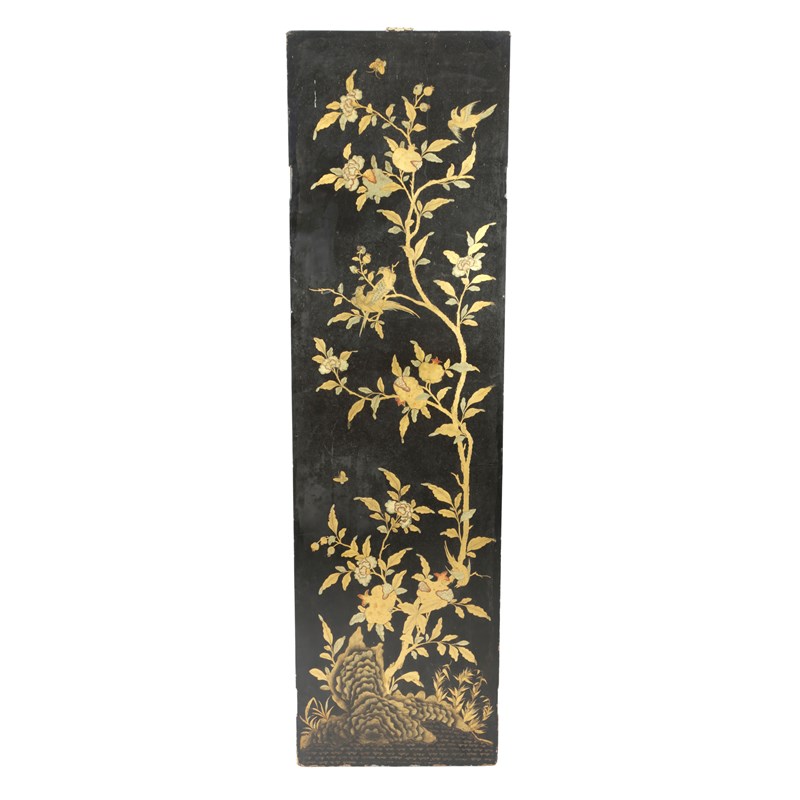 A chinese export black lacquer six-panel screen | Woolley and Wallis