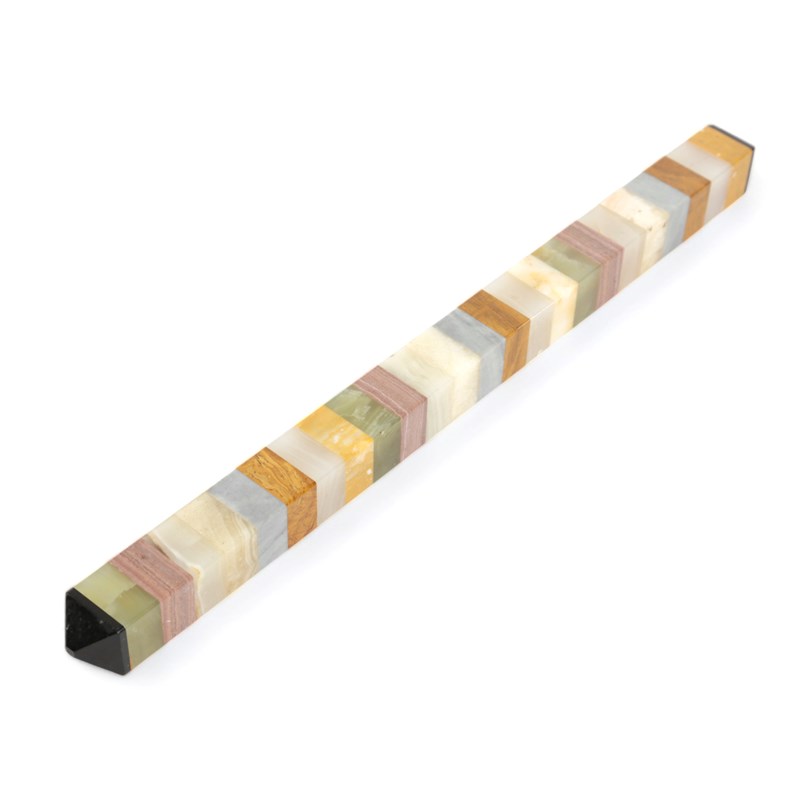 A specimen marble and hardstone ruler | Woolley and Wallis