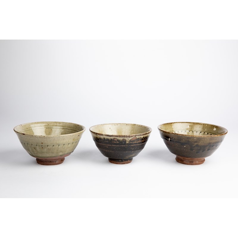Richard batterham (1936-2021) three stoneware bowls | Woolley and Wallis