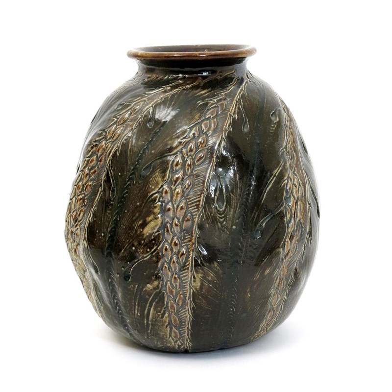 Edwin Walter A large martin brothers stoneware gourd vase by edwin & walter martin ...