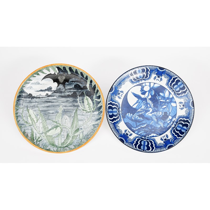 Frederick Rhead Clock Frederick rhead for wood & sons, a mikado pattern wall charger ...