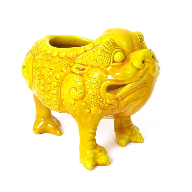 A burmantofts faience pottery model of a grotesque toad creature ...