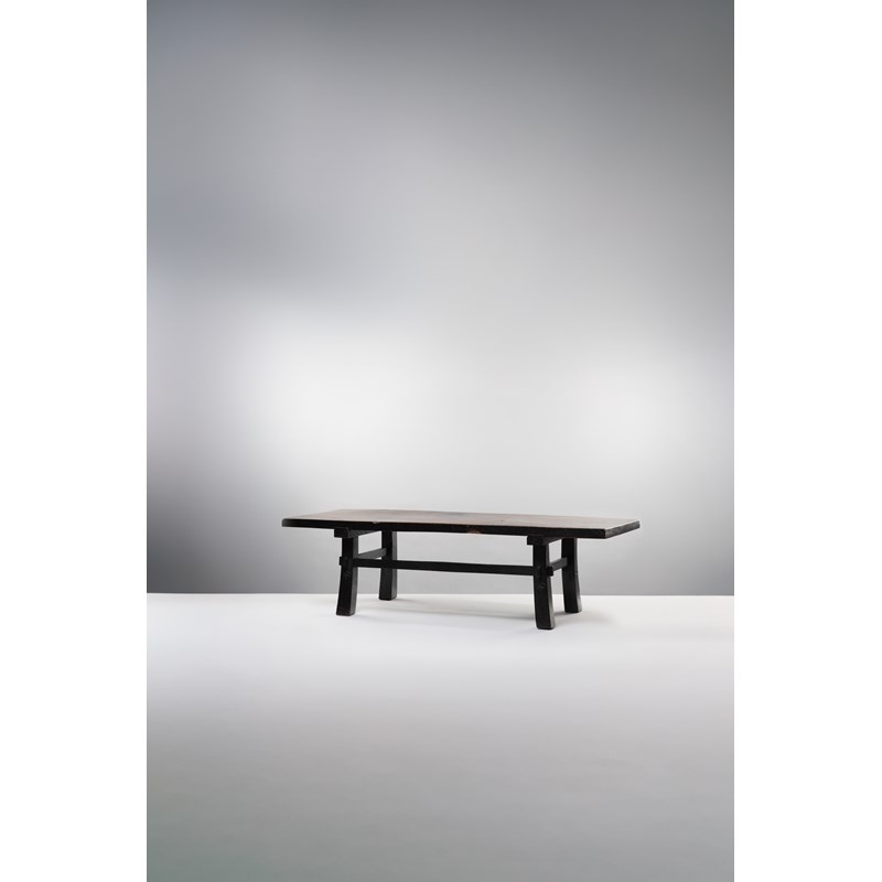 A japanese rectangular wood table | Woolley and Wallis