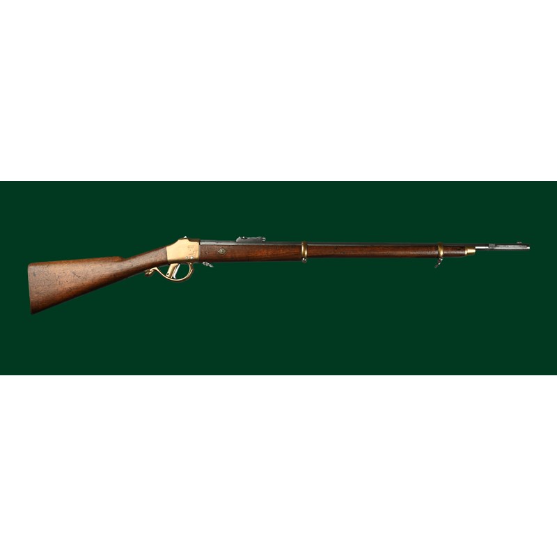 Civil Guard Riffle G. mordatit: an 11x50mmr belgian model 1871 comblain falling block ...