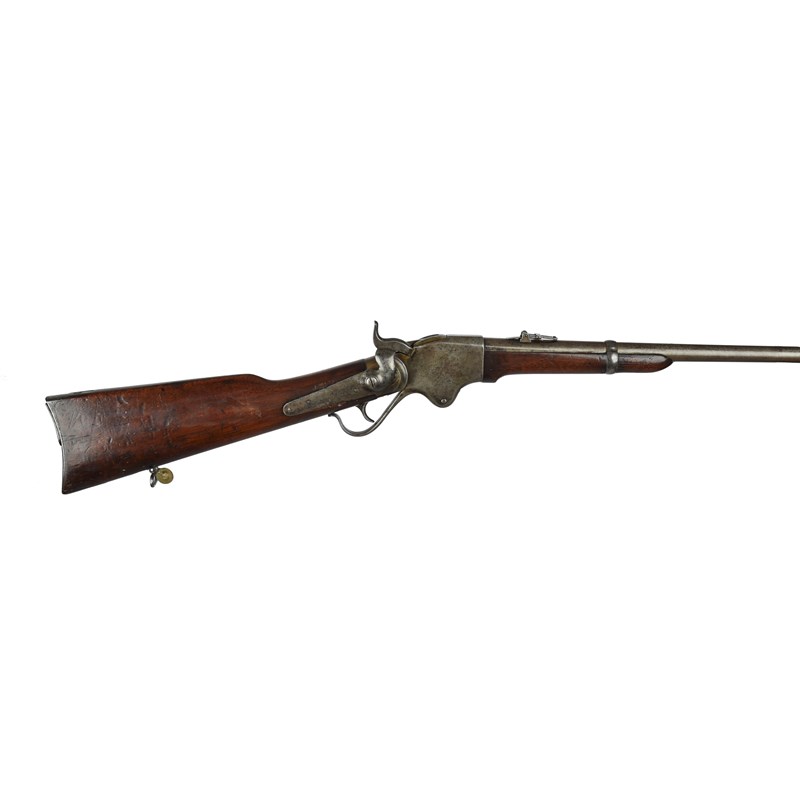A .50 rimfire spencer model 1865 repeating carbine, serial number 2660 ...