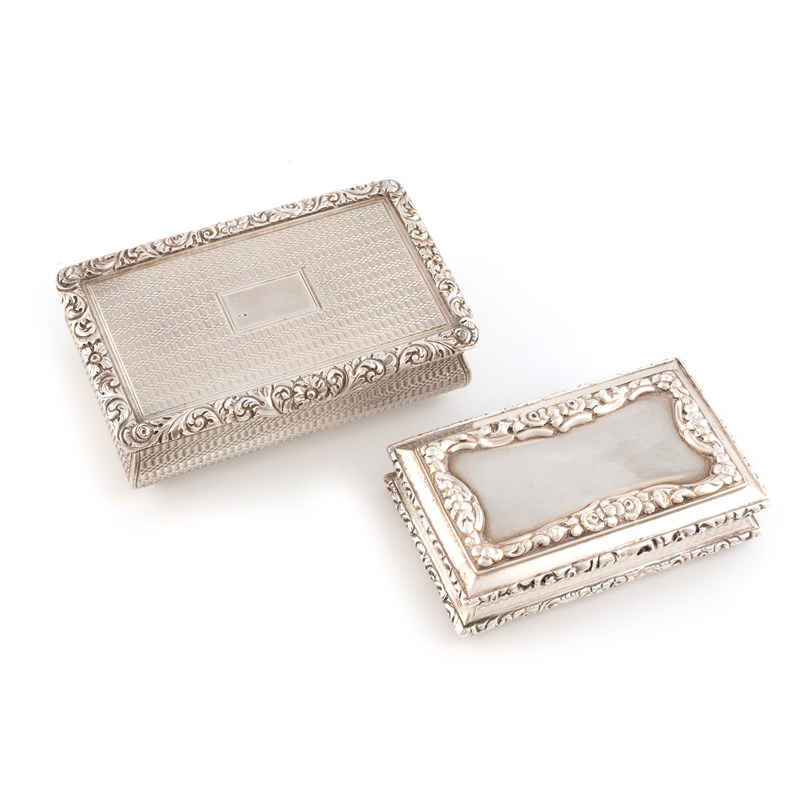 A george iv silver snuff box, | Woolley and Wallis