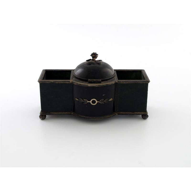 Stone Inkstand A silver-gilt mounted hard stone inkstand | Woolley and Wallis