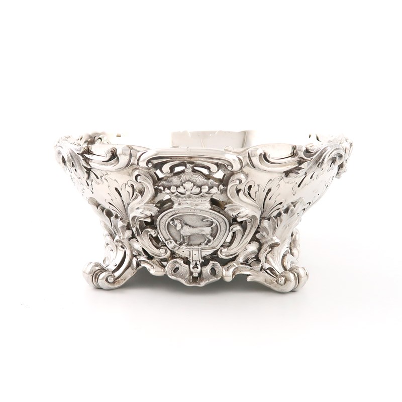 A victorian silver kettle stand / brazier | Woolley and Wallis