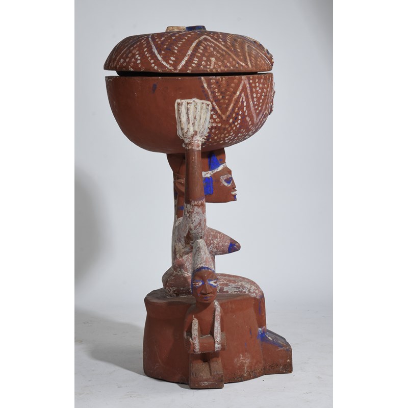 A yoruba shrine bowl arugba shango Woolley and Wallis
