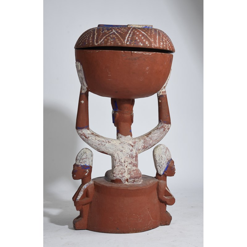 A yoruba shrine bowl arugba shango Woolley and Wallis