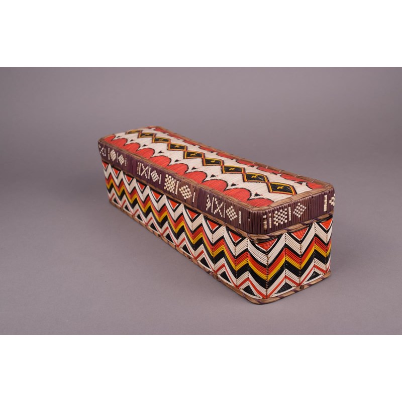 Micmac Box A micmac rectangular box and cover north america cedar | Woolley and Wallis