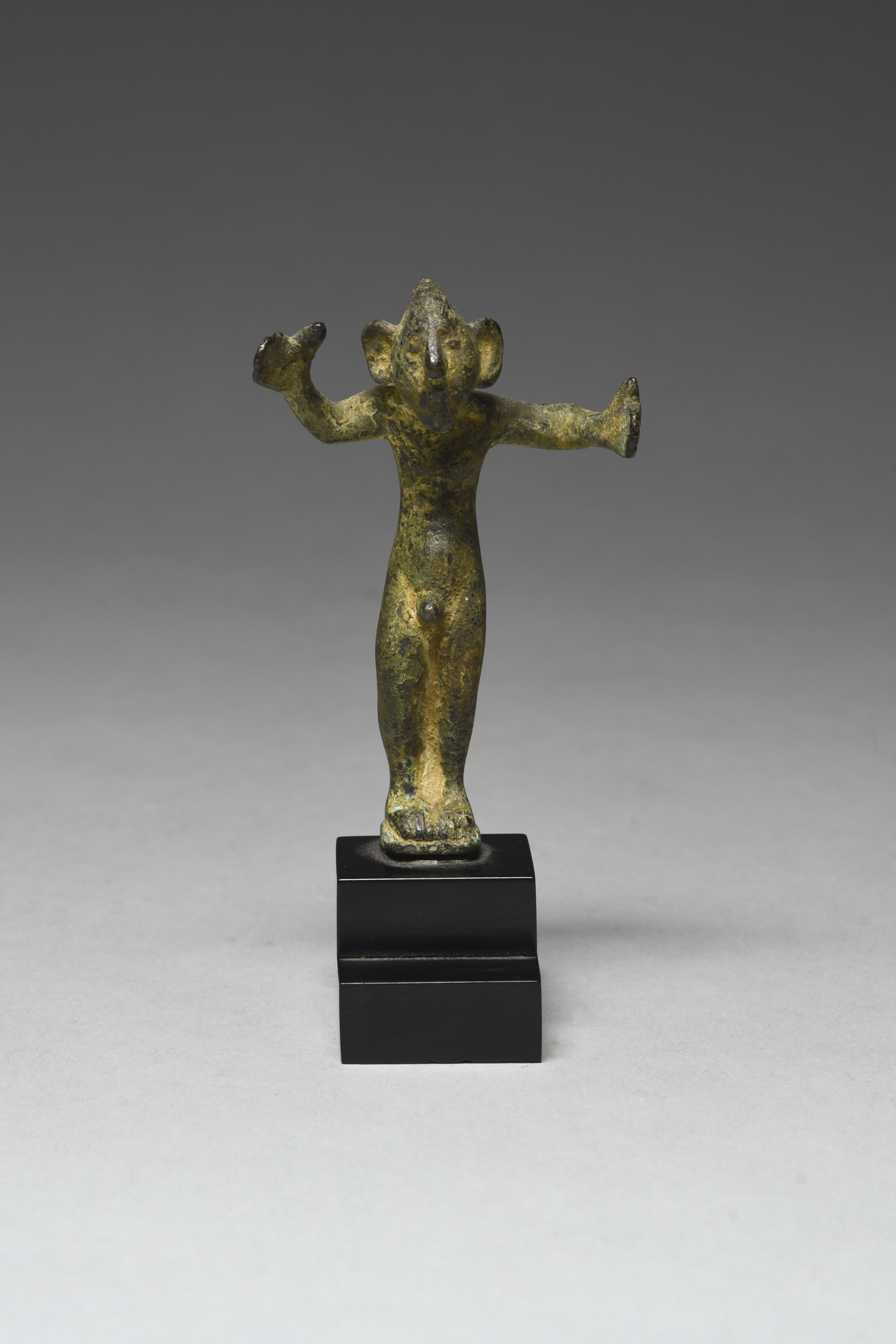 An Etruscan bronze figure